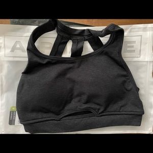 Alphalete Trinity Bra — Black Marl (M)